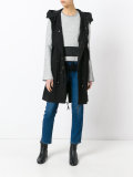 hooded gilet 