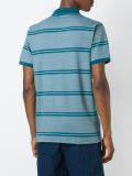 triple striped polo shirt