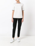 contrast trim T-shirt