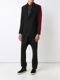 contrast stripe blazer