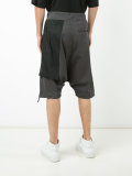 drawstring track shorts 