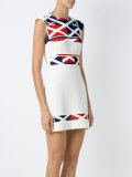 printed shift dress