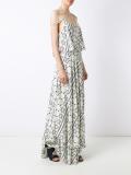 printed maxi dress