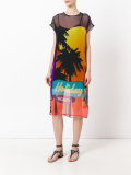 Sunset print dress