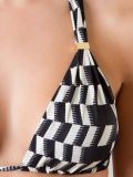 print halterneck bikini
