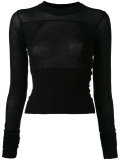 ribbed longsleeved T-shirt