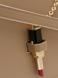 lipstick charm tote 