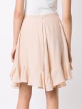 ruffled skirt