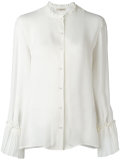 band collar shirt 