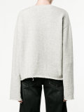 raw edge sweatshirt 