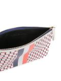 geometric print clutch