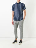 woven stripe shirt 