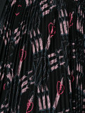 Love Blades pleated maxi skirt