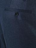pleated regular trousers