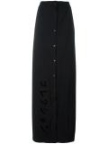 buttoned maxi skirt