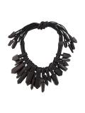 crystal multi strand necklace