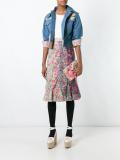 floral print midi skirt
