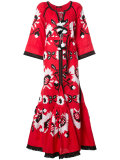 floral motif dress