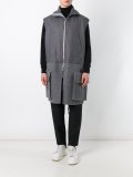 layered oversized coat 