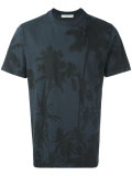 palm tree print T-shirt