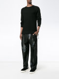 floral print pleated trousers 