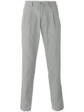 slim-fit tailored trousers