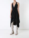 draped dress