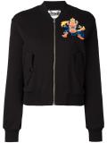 monkey print bomber