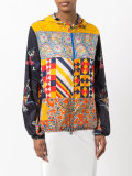 printed hooded jacket