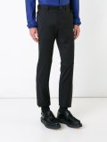 pocket detail straight leg trousers