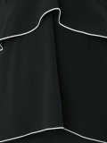 ruffle trimmed blouse