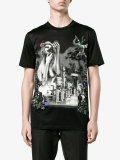 placed printed t-shirt