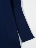 gathered sleeve jumper