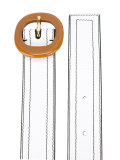round-buckle belt