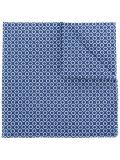 teardrop print pocket square 