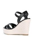 contrast sandals