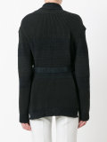 chunky-knit cardigan