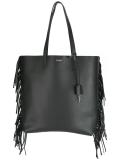 medium fringed trim tote