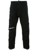 Glam Head仿旧牛仔裤