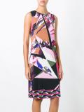 abstract print dress