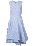 embroidered flared dress