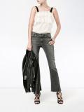 sleeveless lace top