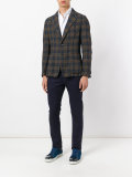 checked blazer