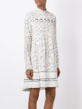 longsleeved vine print dress