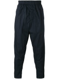 gathered waist tapered trousers