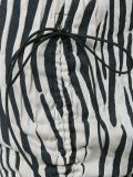 Zebra Print Midi Skirt