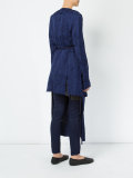 patterned asymmetric jacket