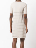 embroidered trim dress