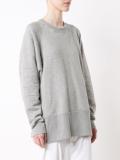 oversized crew neck sweatshirt