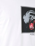 gorilla patch print T-shirt